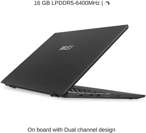 Vista 4 de HIDevolution [2024] MSI Prestige 13 AI Evo A1MG [gris estelar] QHD+ OLED de 13.3 pulgadas, 1.4 GHz Ultra 7-155H, gráficos Intel Arc, 16 GB LPDDR5