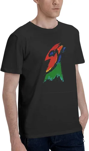 Vista 2 de Soda Stereo Logo T Shirt Man's Summer Tee Casual Short Sleeve Tops