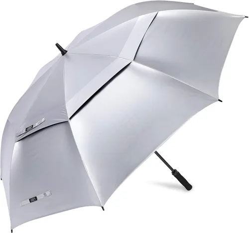 Vista 9 de G4Free Paraguas enorme de golf con protección UV, apertura automática, resistente al viento, paraguas de gran tamaño, extra grande, ventilado, doble