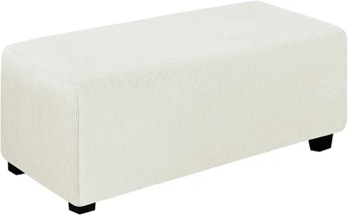 Vista 153 de Easy-Going Funda Elástica para Otomana Taburete de Almacenamiento Plegable Protector de Muebles Funda Rectangular Suave con Parte Inferior Elástica