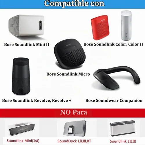 Vista 2 de Micro Cargador 5V para Bose SoundLink Color I II III SoundLink Mini