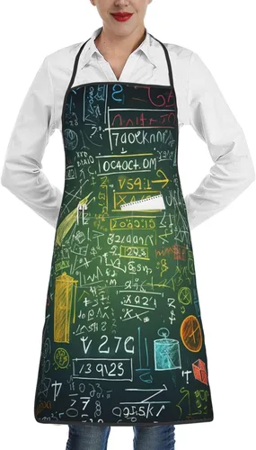 Vista 9 de Kitchen Cooking Aprons for Women Men Monkey Waterproof Bib Apron with Pockets Adjustable Chef Apron