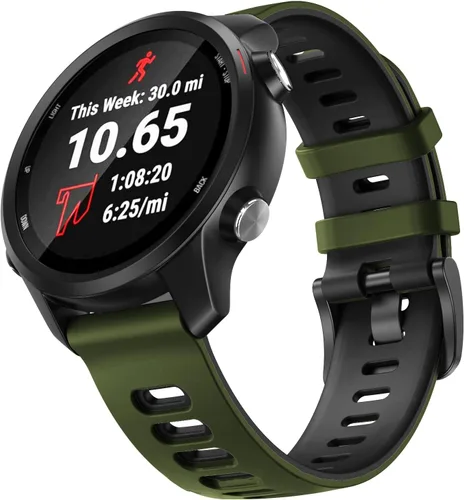 Vista 3 de NotoCity Correas de reloj Vivoactive 5/Vivoactive 3, Galaxy Watch 4/Watch 5/Active 2, correa de repuesto de silicona de 0.787 pulgadas para reloj