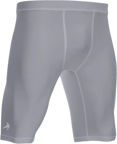 Vista 10 de CompressionZ Men Compression Shorts for Running, Workout Baselayer Spandex Negro 8" poliéster Pro con bolsillos