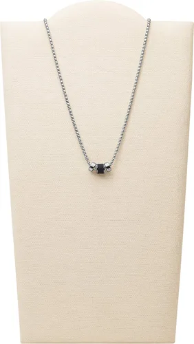 Vista 2 de Fossil Collar de acero inoxidable para hombre