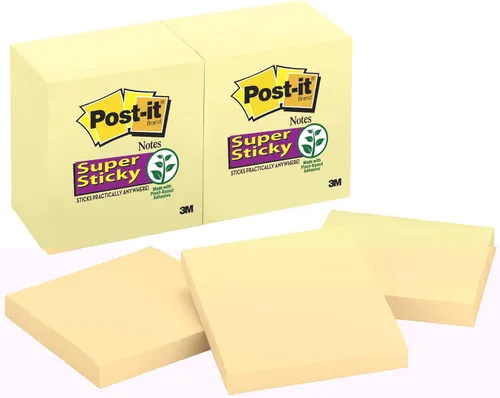 Vista 10 de Notas autoadhesivas Sticky Notes de Post-it, Amarillo canario