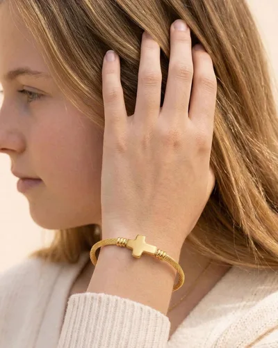 Vista 7 de Pulsera de cruz de confirmación católica regalos para adolescentes, niñas y mujeres