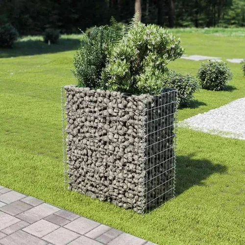 Vista 2 de vidaXL Gabion - Cama elevada de acero galvanizado 35.4"x19.7"x39.4