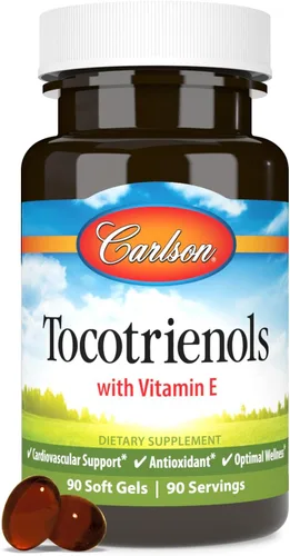 Vista 9 de Carlson Tocotrienoles, 40 mg, con vitamina E de origen natural, 30 cápsulas