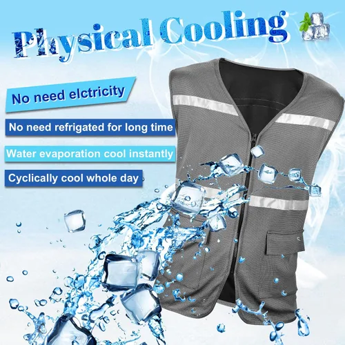 Vista 2 de Sukeen Chaleco refrescante corporal para hombres, mujeres y adultos