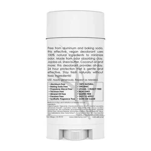 Vista 2 de RD ALCHEMY - EUCALYPTUS GRAPEFRUIT - El mejor desodorante en barra semisólido 100% natural y orgánico. Libre de aluminio, bicarbonato de sodio