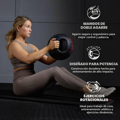 Vista 3 de SPRI Medicine Ball with Handles