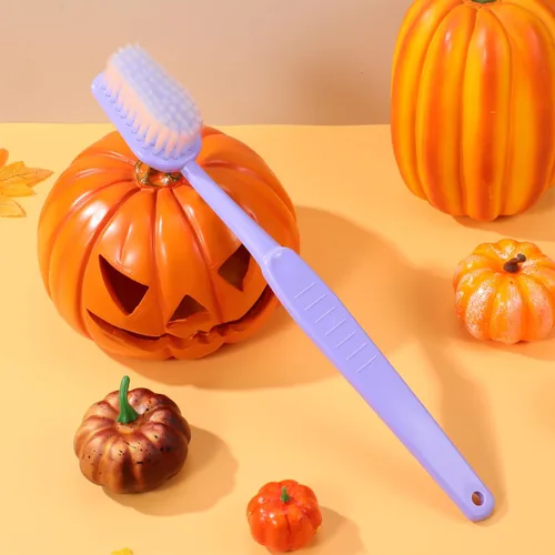 Vista 3 de Abaodam Cepillo de dientes gigante Prop Púrpura 1 pc para Halloween