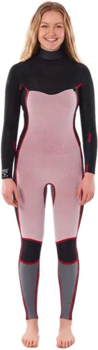 Vista 3 de Rip Curl - Mujer - Traje de neopreno Dawn Patrol 3/2 GB Steamer con cremallera en el pecho