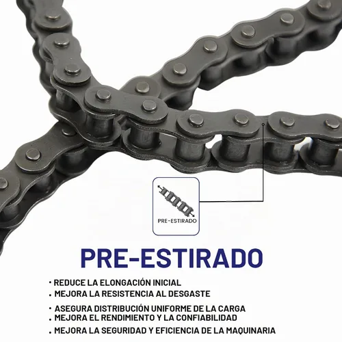 Vista 5 de Donghua® #35 Go Kart Cadena de 3 pies con un eslabón conector o maestro, de alta calidad.