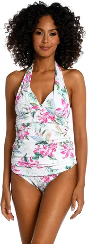 Vista 32 de La Blanca Traje de baño tankini con cuello en V para mujer Planta/Hojas de boceto