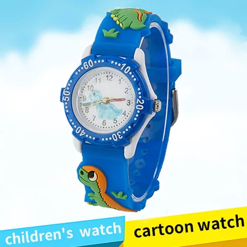 Vista 2 de Child's love Relojes para niños, relojes de dibujos animados 3D para uso diario, relojes impermeables para niños, regalos para niños de 3 a 12 años