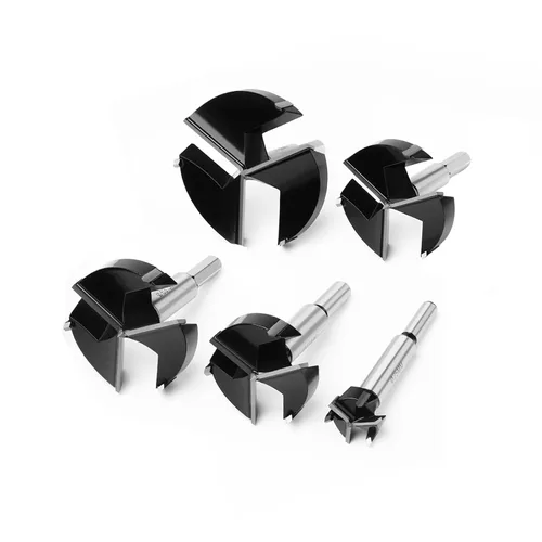 Vista 9 de Broca Forstner de 1-1/2" 38mm, con triple hélice y punta de carburo de tungsteno, para madera dura y blanda, kits de herramientas de corte