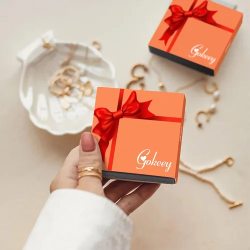 Vista 6 de Gokeey Small Gold Huggie Hoop Earrings Set for Women 14K Real Gold Plated Hypoallergenic Lightweight Earrings for Sensitive Ears Everyday Earrings