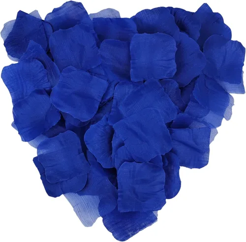 Vista 10 de JHFGJGH 500 Piezas Pétalos de Rosa Negros Exquisitos, Pétalos de Rosa de Seda de Imitación, Pétalos de Flores Artificiales para Noches Románticas
