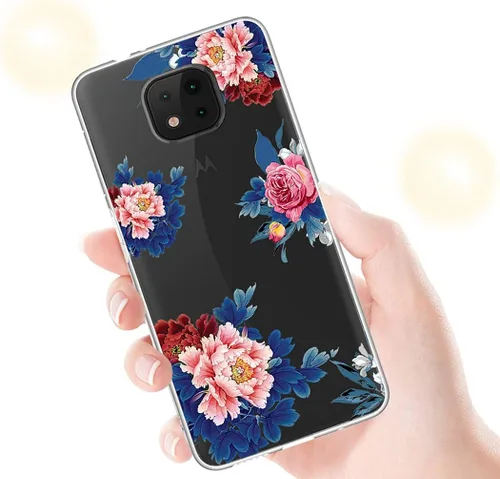 Vista 6 de Funda para teléfono Moto G Power 2021 (no compatible con la versión 2020), Motolora G Power funda para niñas, funda protectora transparente de TPU
