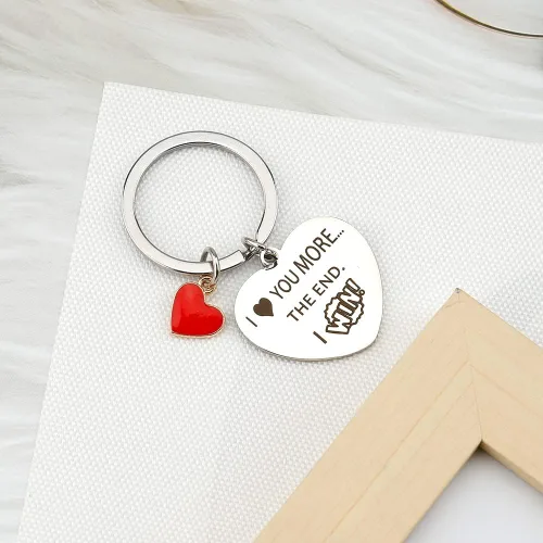 Vista 6 de Valentines Day Gifts For Him Her Couple Keychain Love Anniversary Birthday Gifts For Boyfriend Girlfriend Wife Husband