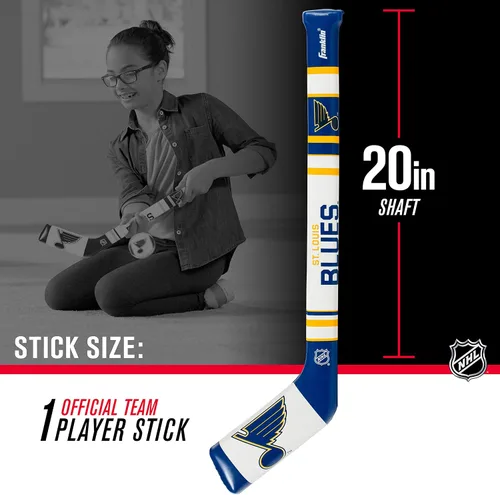 Vista 3 de Franklin Sports NHL Team juego de palos de hockey blandos mini - Palo y pelota de espuma de mini hockey blandos del equipo NHL - Gran juguete
