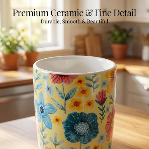 Vista 6 de DUSVALLY Taza de Café de Cerámica Taza de Viaje Regalo con Tapa 17oz, Taza de Té con Asa para Latte, Capuchino y Cacao, Tazas de Café de Porcelana