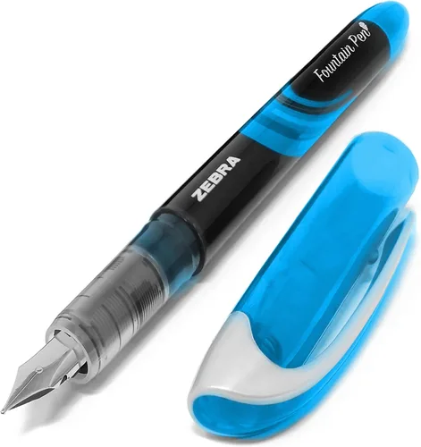 Vista 7 de Zebra Fuente - Pluma estilográfica desechable, una de cada tinta de colores, paquete de 7