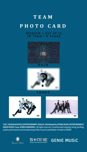 Vista 4 de Stone Music BLACK6IX - Nice to Meet You (2nd Mini Album) Album