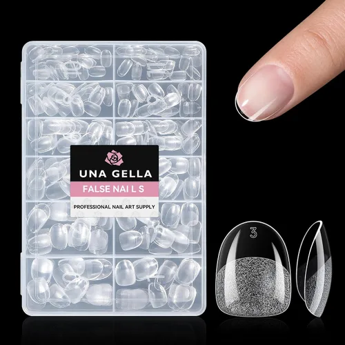 Vista 26 de UNA GELLA Pegamento de uñas de gel 6 en 1 para puntas de uñas transparentes