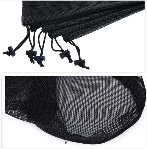 Vista 3 de iBasingo 510pcs bolsa de malla de nylon bolsa de cosas saco de golf olla al aire libre BVP01, XL-5 piezas, Cordón