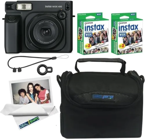 Vista 9 de FUJIFILM Cámara Instax Wide 400 Instant Film - Negro