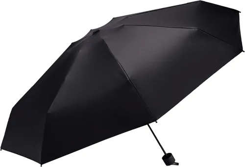 Vista 5 de Goothdurs - Mini paraguas unisex compacto para viaje, a prueba de viento, plegable, ligero, para sol y lluvia, con protección UV del 95 %