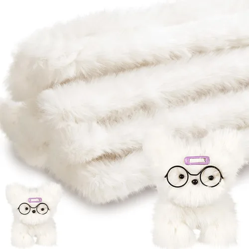 Vista 7 de VitalCozy 10 limpiadores de tuberías extra gruesos y peludos de 39.37 pulgadas, material de vellón de piel jumbo, tallos de felpilla esponjosa
