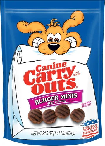 Vista 24 de Canine Carry Outs Golosinas para perros, sabor a tocino, 22.5 onzas (paquete de 4), hechas con tocino real