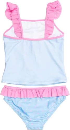 Vista 3 de Disney Minnie Mouse Frozen Princess Belle - Juego de traje de baño de 3 piezas tankini parte superior inferior de bikini para niños pequeños a niños