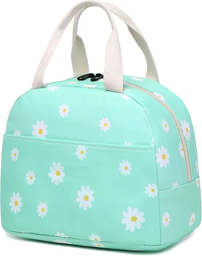 Vista 19 de Lonchera aislada con aguacate para mujeres y niñas, lonchera reutilizable, bolsa de picnic para adultos, niños, escuela, trabajo, viajes