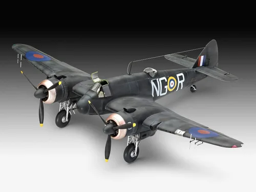 Vista 8 de Revell RV03854 03854 Beaufighter IF Nightfighter Plastic Model kit escala 1:48, sin pintar