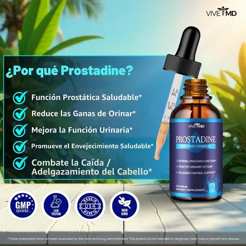 Vista 5 de Paquete de 1 prostadina de rendimiento ideal, fórmula oficial de gotas, oficial de prostadina, gotas de prostadina para la salud de la próstata
