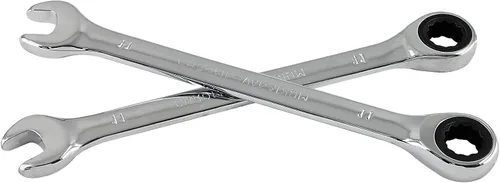 Vista 13 de Llave de trinquete de 1-1/8 pulgadas, llave combinada de trinquete, 12 puntos, 72 dientes para proyectos SAE espacios reducidos