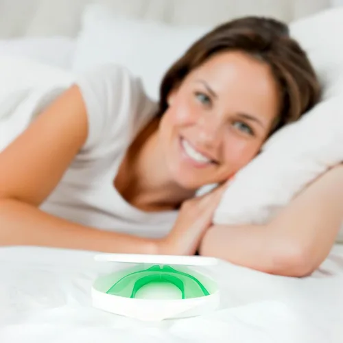 Vista 5 de Protector dental nocturno Oral-B con reborde. Ajuste delgado profesional. Talla única.