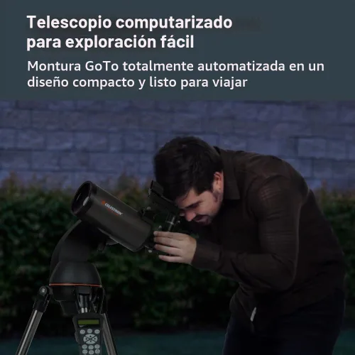 Vista 2 de Telescopio computarizado Celestron modelo NexStar 130 SLT