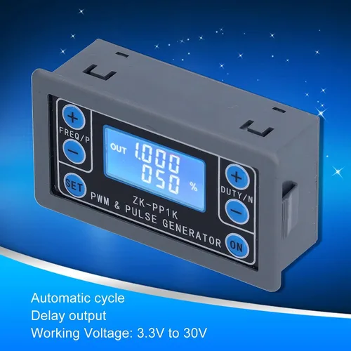 Vista 3 de Generador de señal PWM 1Hz-150kHz, módulo de modulación de ancho de pulso de 3.3V-30V para control de velocidad del motor y ajuste de brillo LED