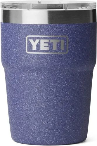 Vista 22 de YETI Rambler - Vaso apilable de 16 onzas, aislado al vacío, de acero inoxidable con tapa MagSlider Apilable