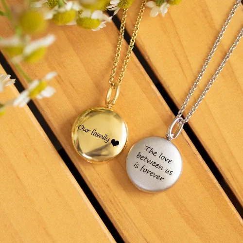 Vista 3 de Collar personalizado con medallón de fotos de 12 constelaciones que sostiene imágenes, joyería de plata esterlina, regalos para mujeres y niñas
