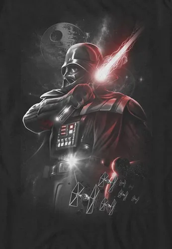 Vista 3 de STAR WARS Men's Epic Darth Vader T-Shirt