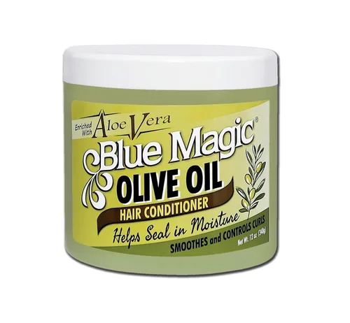 Vista 2 de Blue Magic Acondicionador de aceite de oliva 12oz (paquete de 2)