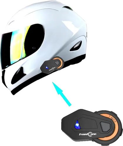Vista 3 de WOW Casco integral para motocicleta de calle
