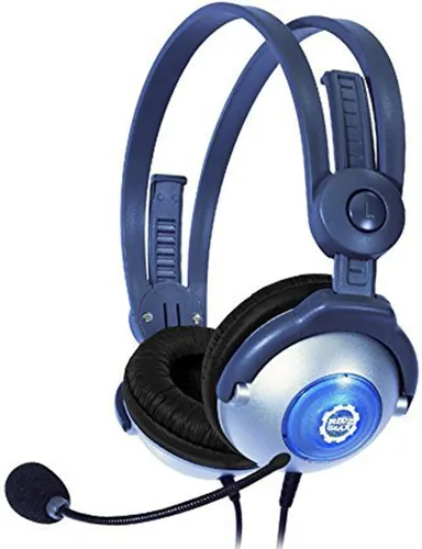 Vista 4 de Auriculares de lujo con micrófono Boom - Azul